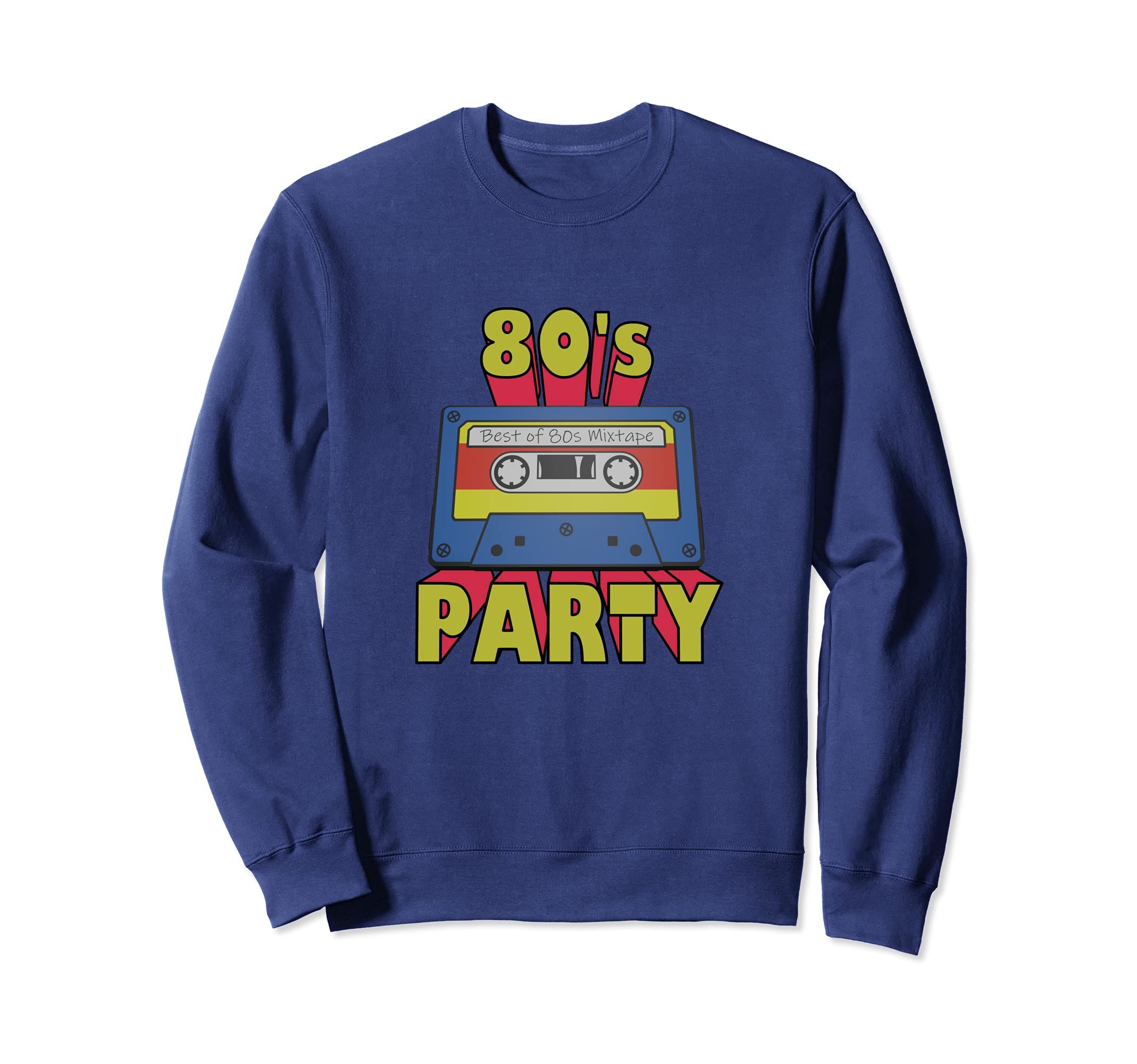 80S Party Aesthetic Party Outfit Sweatshirt - Unique Graphic for Adults - T-Shirt, Sweatshirt, Hoodie