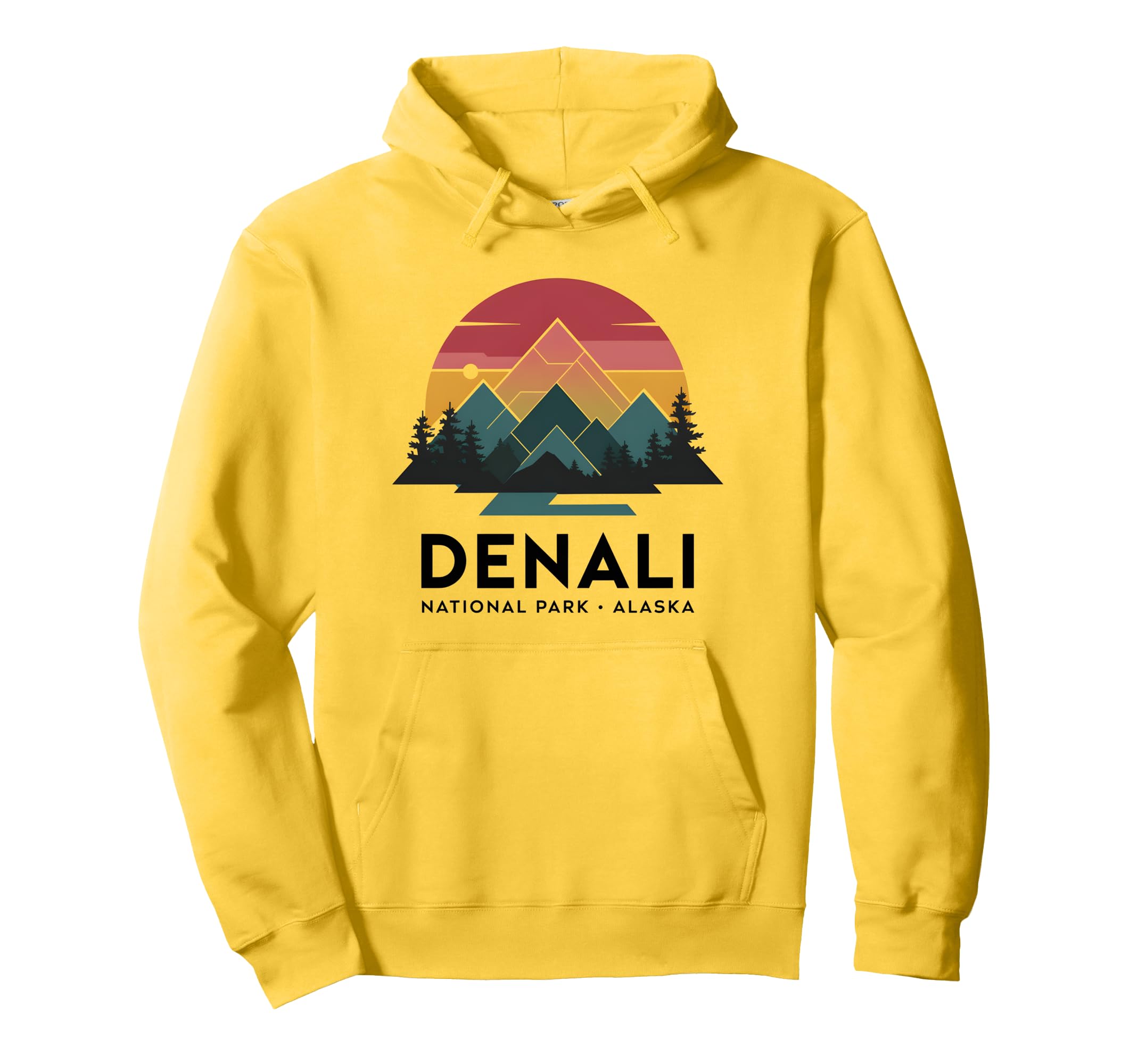 Denali National Park Alaska Nature Hoodie - Streetwear Style Men Women - T-Shirt, Sweatshirt, Hoodie