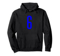 Blue Sport Team Number 6 Hoodie - Trendy Graphic Men Women - T-Shirt, Sweatshirt, Hoodie
