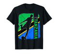 Tanzania Soccer Team Tanzania Flag T-Shirt - Custom Art Print for Adults - T-Shirt, Sweatshirt, Hoodie