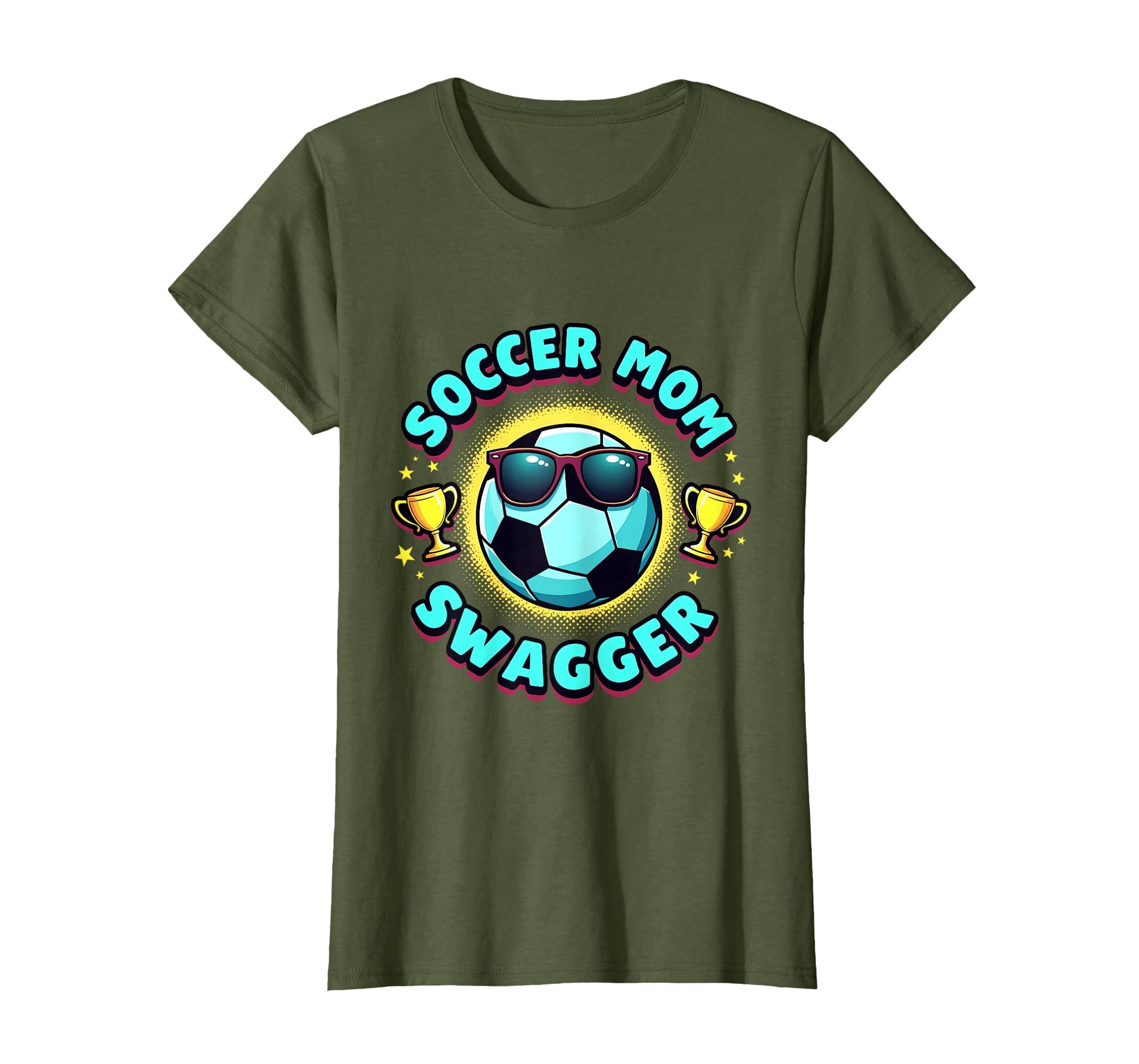 Soccer Mom Swagger Moms Club T-Shirt - Graphic Print Men Women - T-Shirt, Sweatshirt, Hoodie