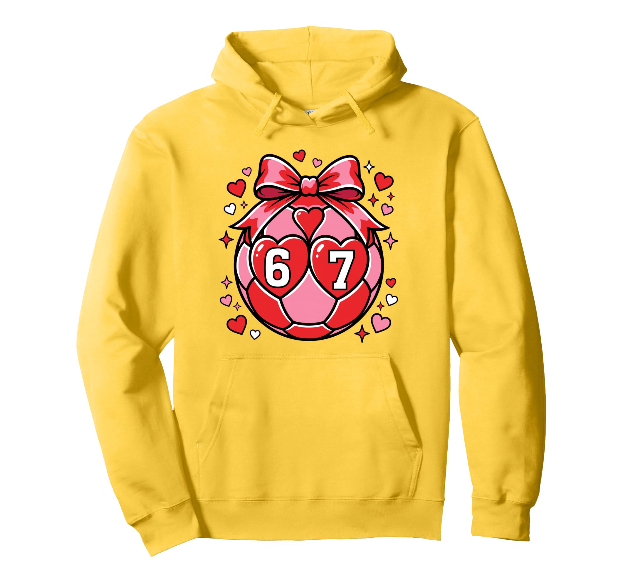 Valentine Soccer Love Football And Hoodie - Novelty Apparel for Adults - T-Shirt, Sweatshirt, Hoodie