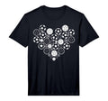Soccer Ball Heart Soccer Player T-Shirt - Aesthetic Graphic for Adults - T-Shirt, Sweatshirt, Hoodie