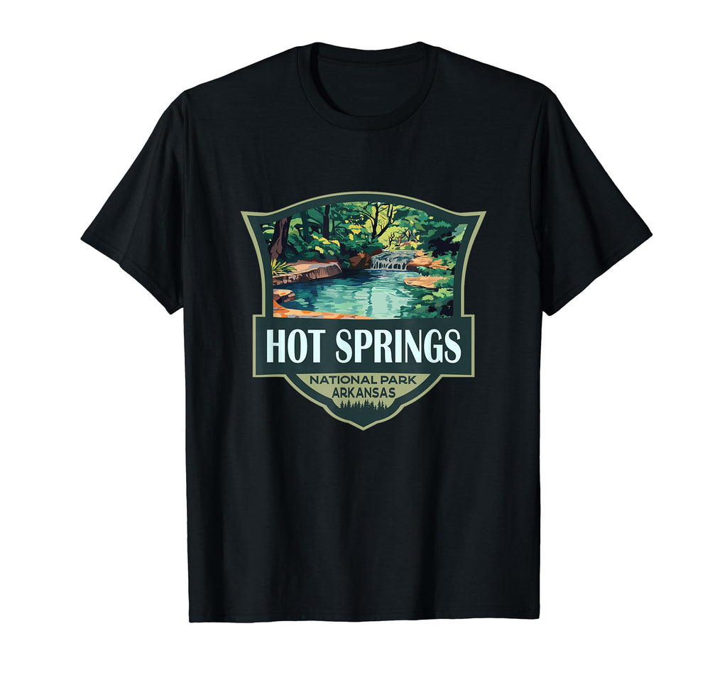 Hot Springs National Park T-Shirt - Custom Art Print Men Women - T-Shirt, Sweatshirt, Hoodie