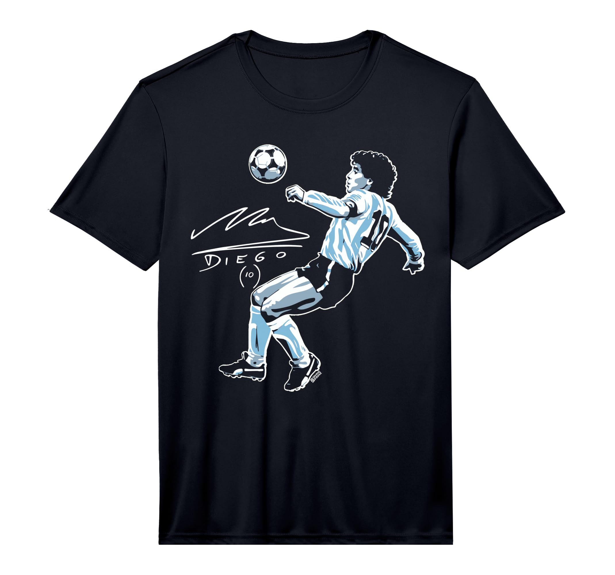 Diego Maradona Eighties Signature T-Shirt - Fun Novelty Design Men Women - T-Shirt, Sweatshirt, Hoodie