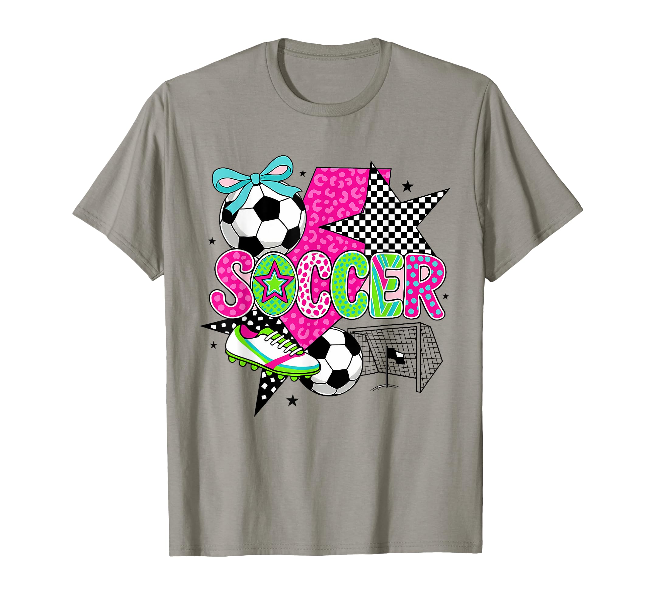 Preppy Soccer Game Day Matching Family T-Shirt - Trendy Graphic Unisex - T-Shirt, Sweatshirt, Hoodie