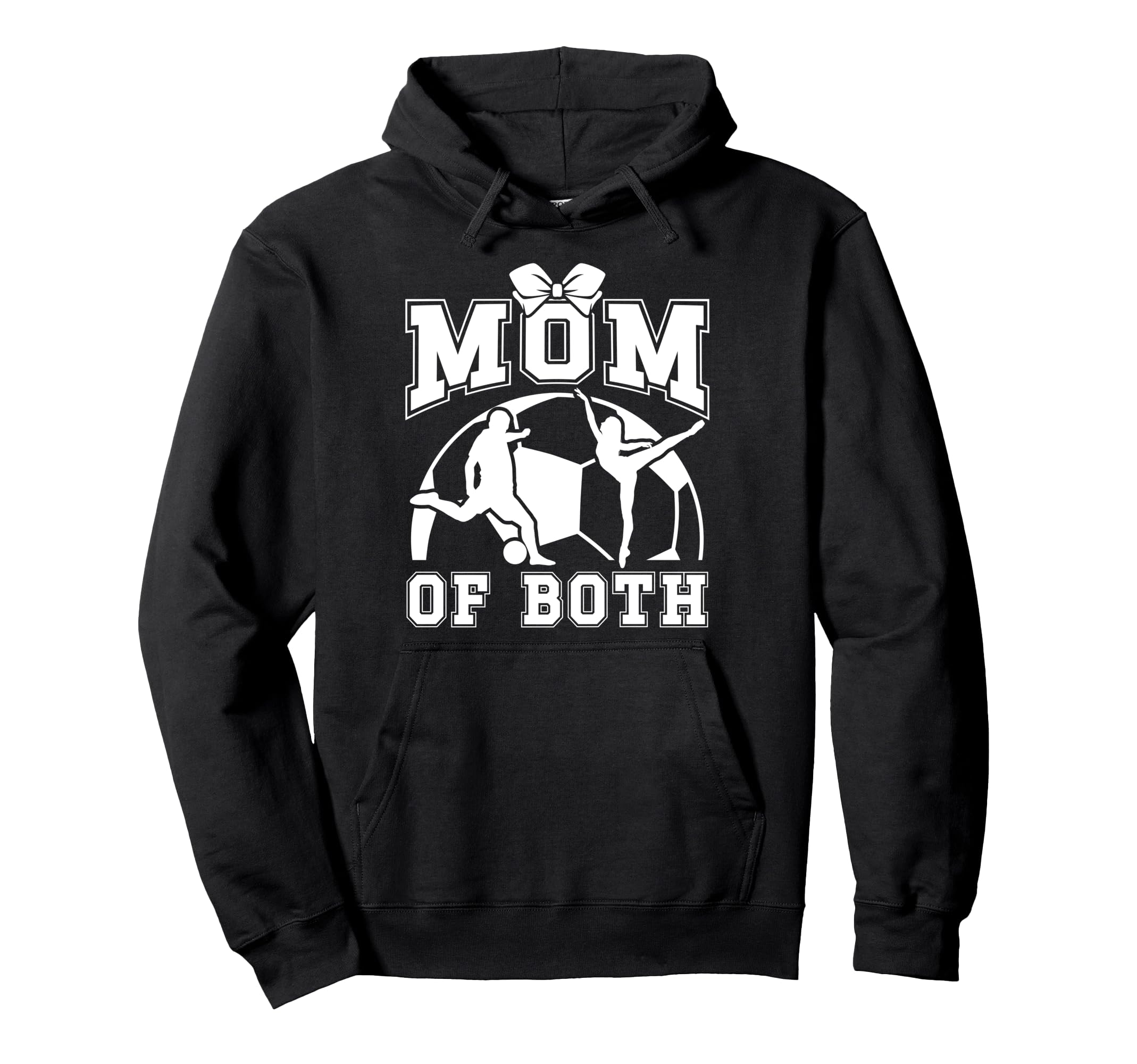 Mom Both Proud Soccer And Dance Mom Hoodie - Aesthetic Graphic Men Women - T-Shirt, Sweatshirt, Hoodie