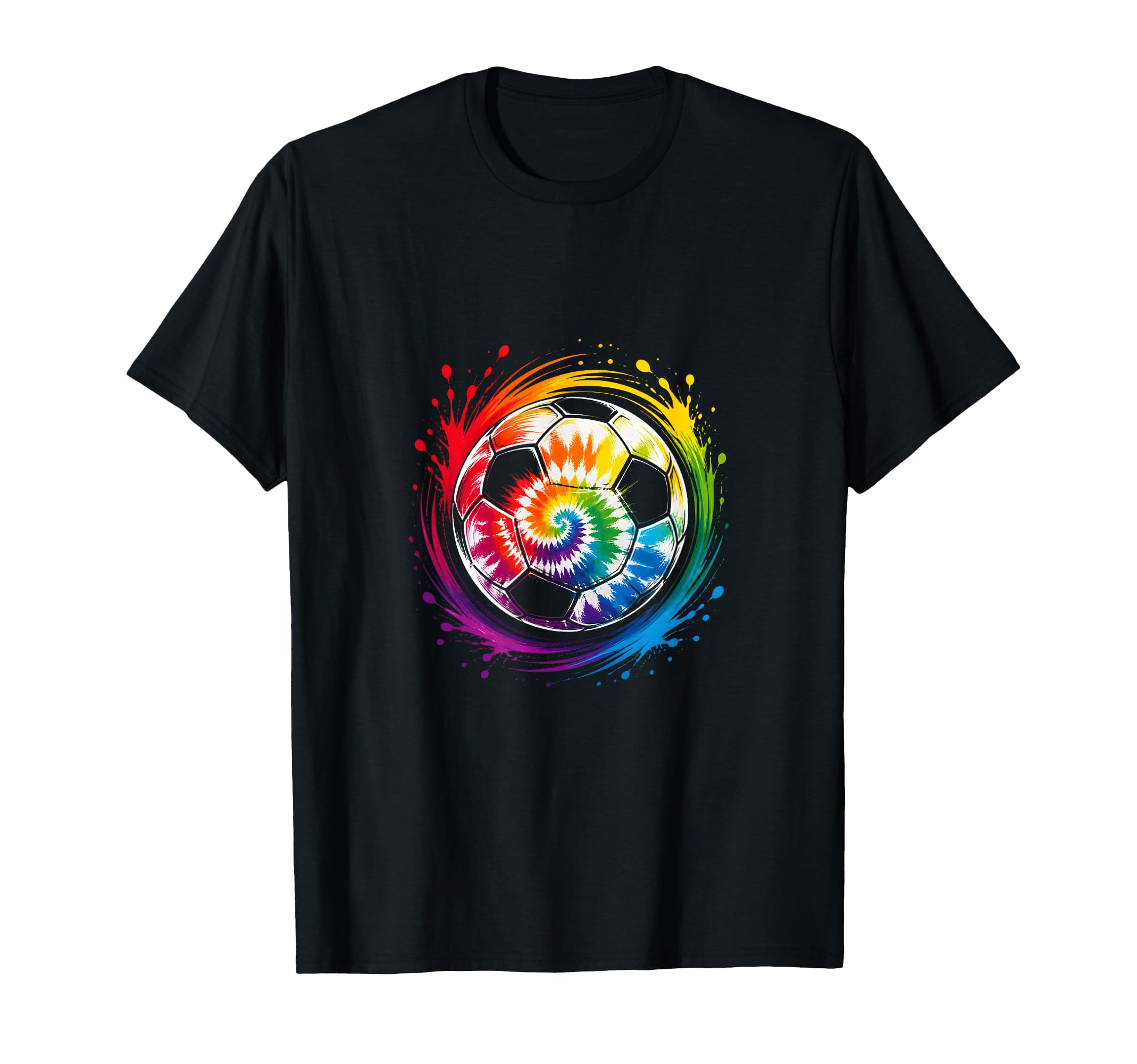 Soccer Ball Tie Dye Fan T-Shirt - Novelty Apparel for Adults - T-Shirt, Sweatshirt, Hoodie