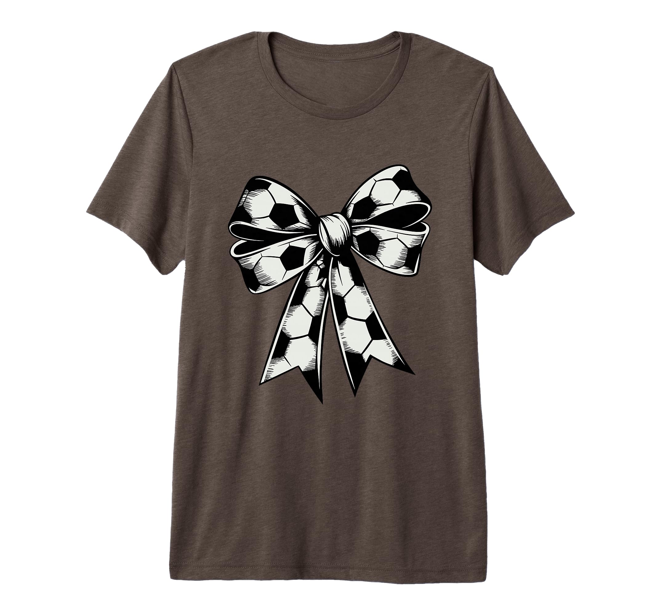 Coquette Bow Soccer Ball Mom Life T-Shirt - Aesthetic Graphic for Adults - T-Shirt, Sweatshirt, Hoodie