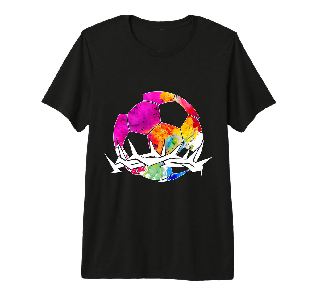 Religious Jesus Soccer Christian God T-Shirt - Graphic Print Men Women - T-Shirt, Sweatshirt, Hoodie