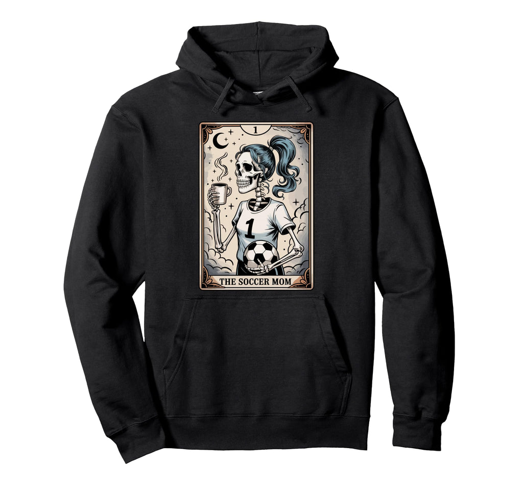 Soccer Mom Tarot Card Hoodie - Minimalist Print Men Women - T-Shirt, Sweatshirt, Hoodie