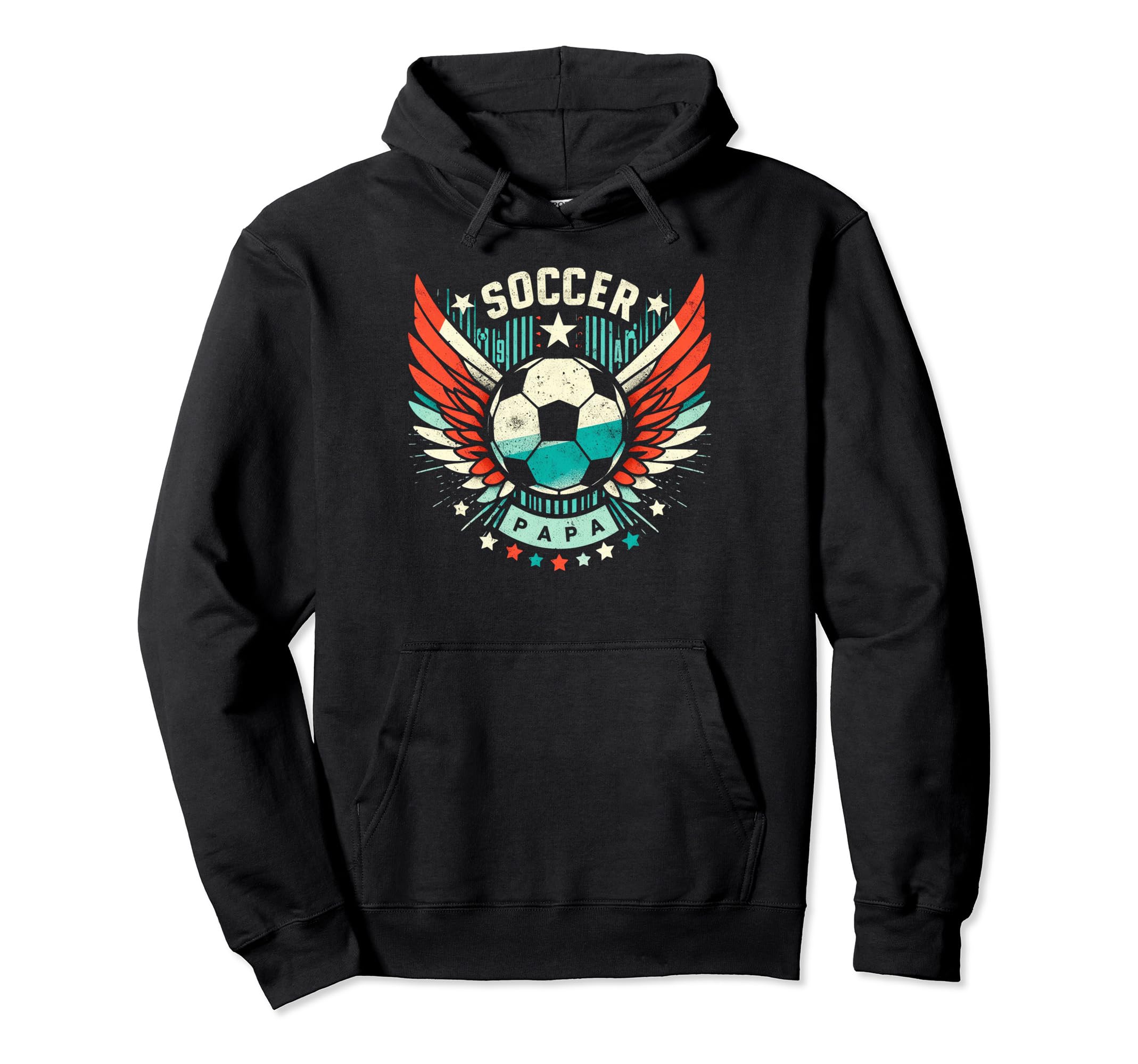 Soccer Papa Family Matching Dad Hoodie - Streetwear Style for Adults - T-Shirt, Sweatshirt, Hoodie