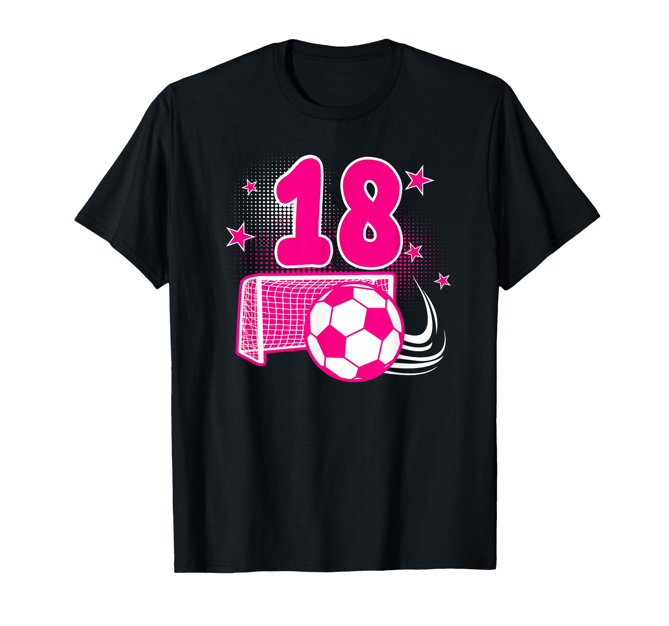 18 Years Old Birthday 18Th Soccer T-Shirt - Aesthetic Graphic Men Women - T-Shirt, Sweatshirt, Hoodie