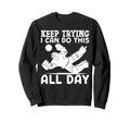 Ice Hockey Goalie Goalkeeper Keep Sweatshirt - Streetwear Style Unisex - T-Shirt, Sweatshirt, Hoodie