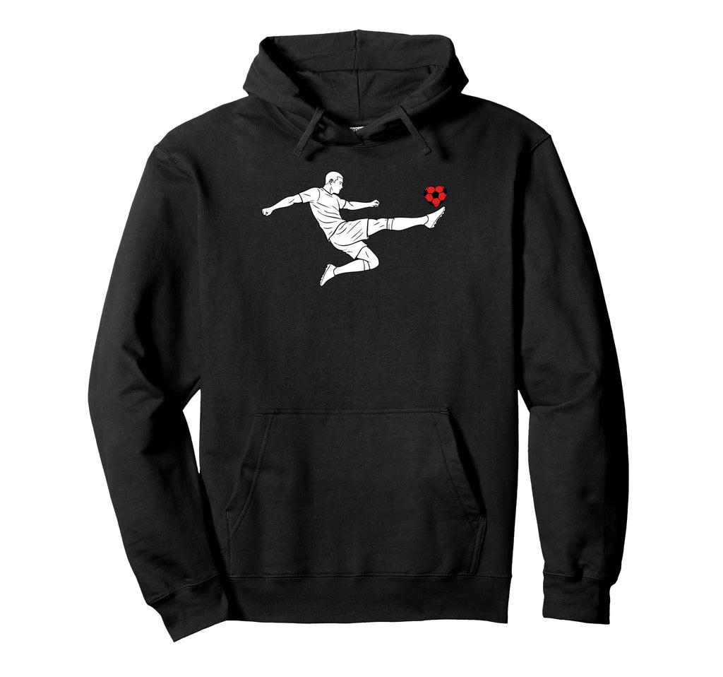 Valentines Us Soccer Player Hoodie - Fun Novelty Design Men Women - T-Shirt, Sweatshirt, Hoodie