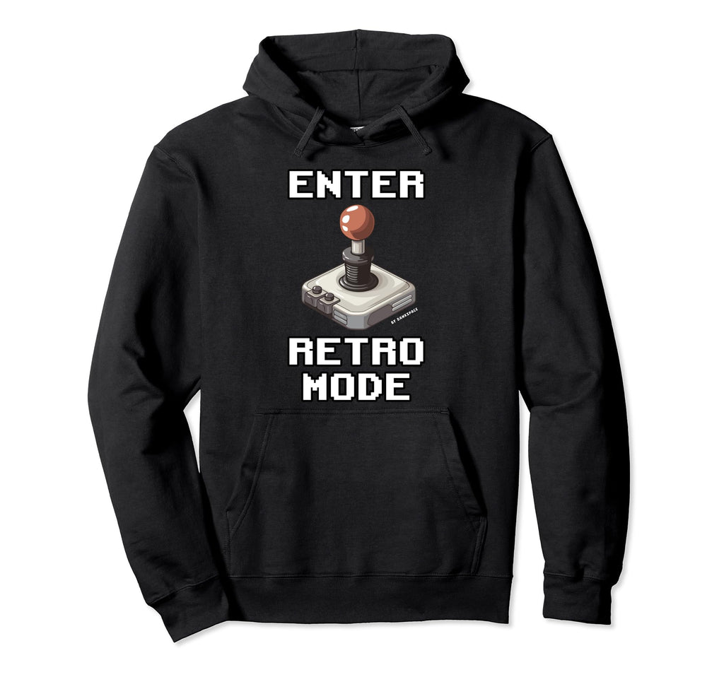 Enter Mode 80S 90S Nostalgia Arcade Hoodie - Custom Art Print Men Women - T-Shirt, Sweatshirt, Hoodie