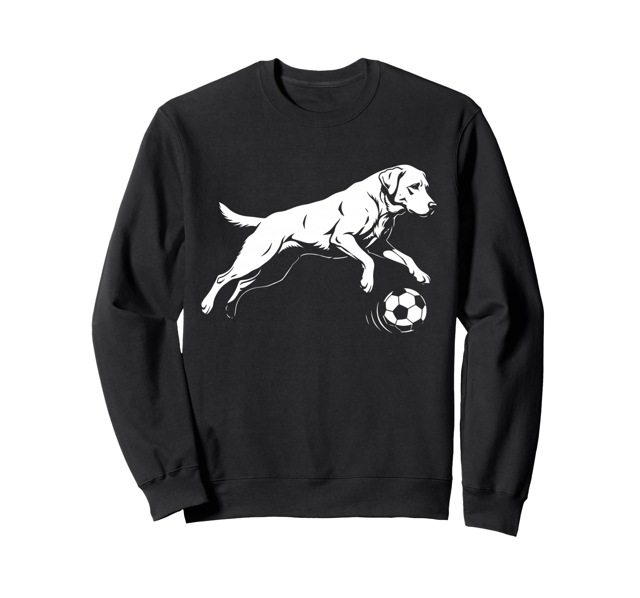 Soccer Labrador Retriever Funny Dog Sweatshirt - Fun Novelty Design Unisex - T-Shirt, Sweatshirt, Hoodie