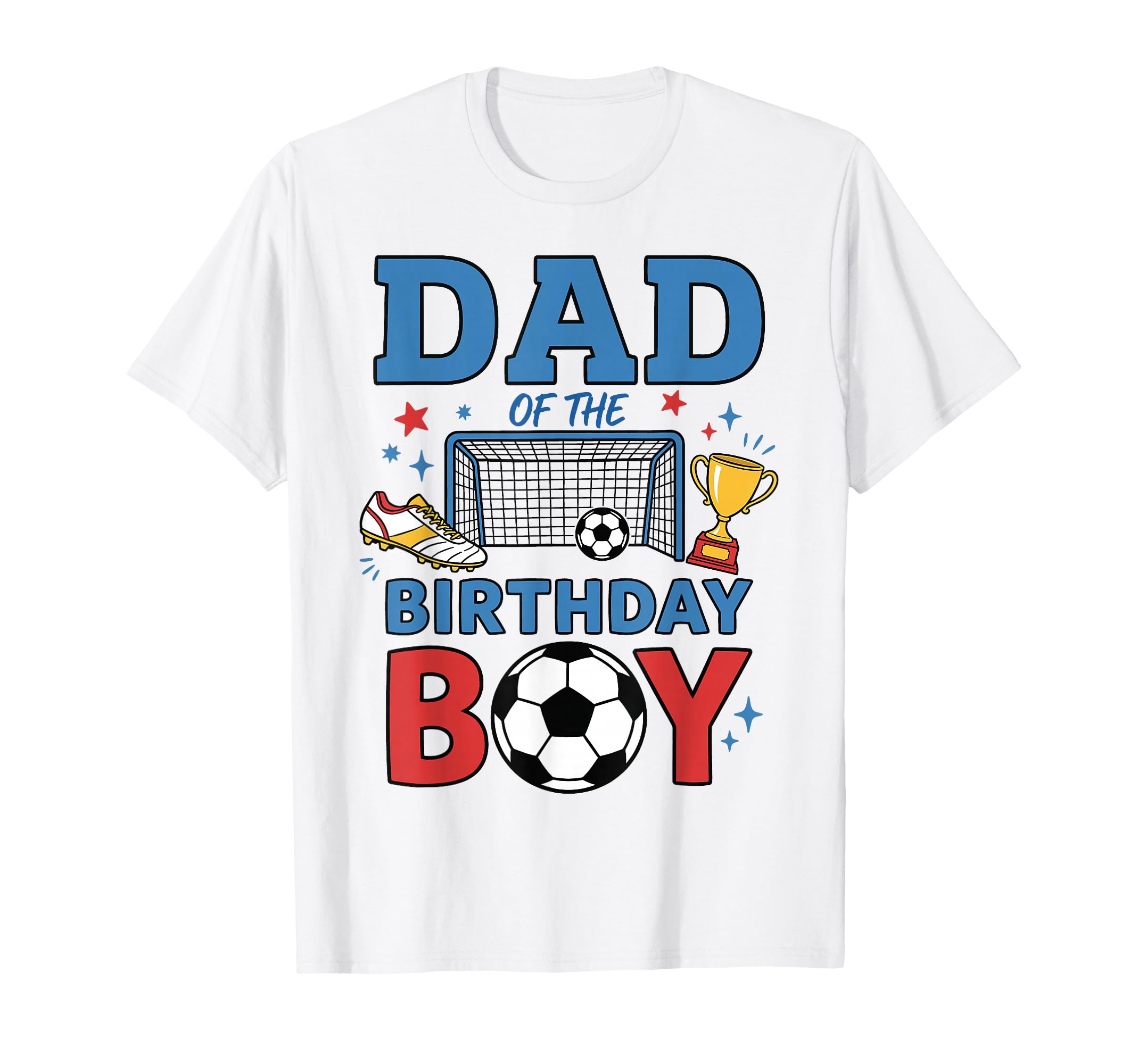 Soccer Birthday Party Soccer Dad T-Shirt - Minimalist Print for Adults - T-Shirt, Sweatshirt, Hoodie