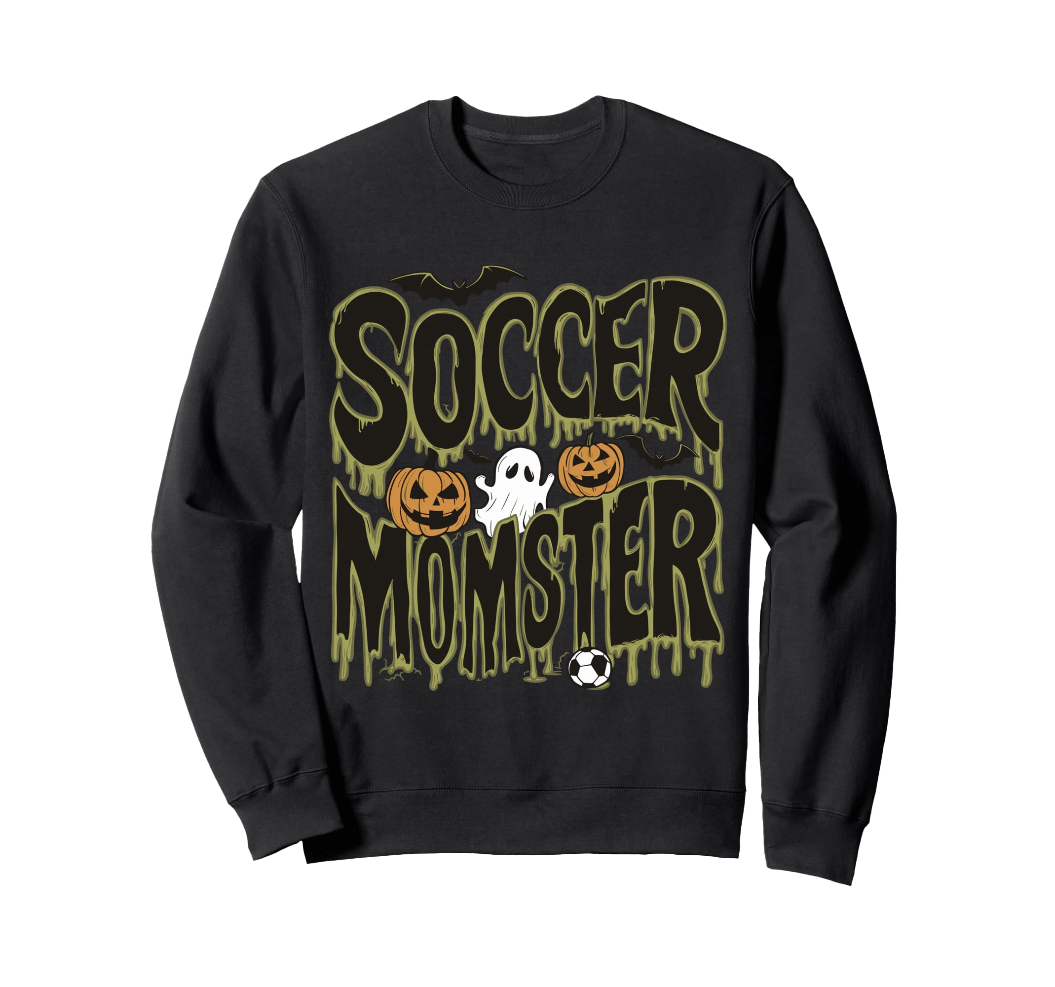 Soccer Momster Funny Halloween Sweatshirt - Fun Novelty Design Men Women - T-Shirt, Sweatshirt, Hoodie