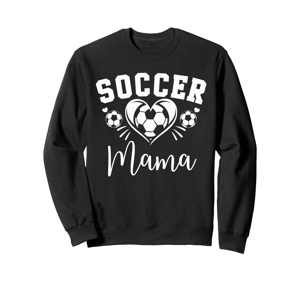 Soccer Mama Soccer Heart Sweatshirt - Aesthetic Graphic for Adults - T-Shirt, Sweatshirt, Hoodie