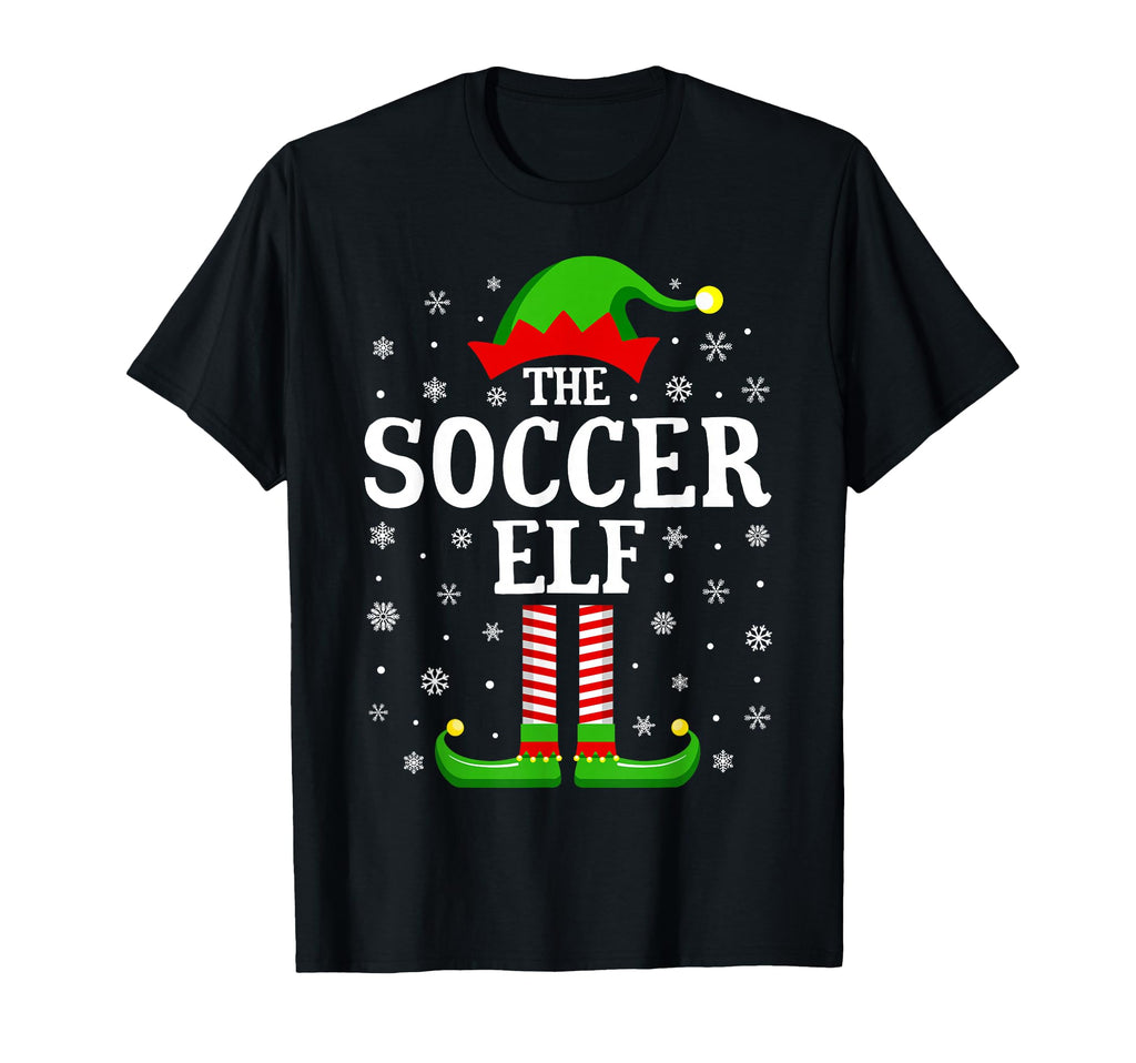 Soccer Elf Funny Family Matching T-Shirt - Casual Everyday Wear Unisex - T-Shirt, Sweatshirt, Hoodie