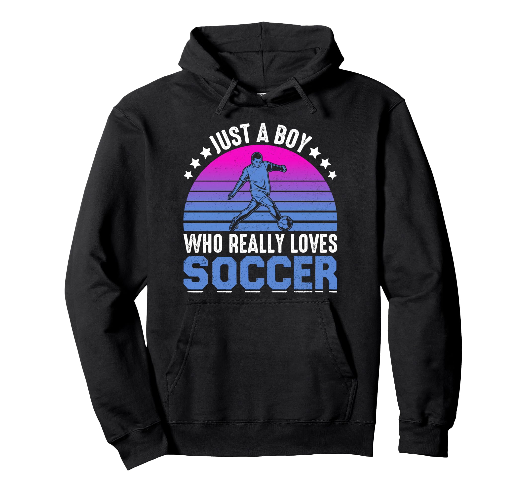 Just Who Really Loves Soccer Hoodie - Trendy Graphic for Adults - T-Shirt, Sweatshirt, Hoodie