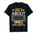 Soccer Funny Life Is About Goals T-Shirt - Minimalist Print for Adults - T-Shirt, Sweatshirt, Hoodie