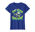 Eat Sleep Score Repeat Soccer T-Shirt - Minimalist Print Unisex - T-Shirt, Sweatshirt, Hoodie