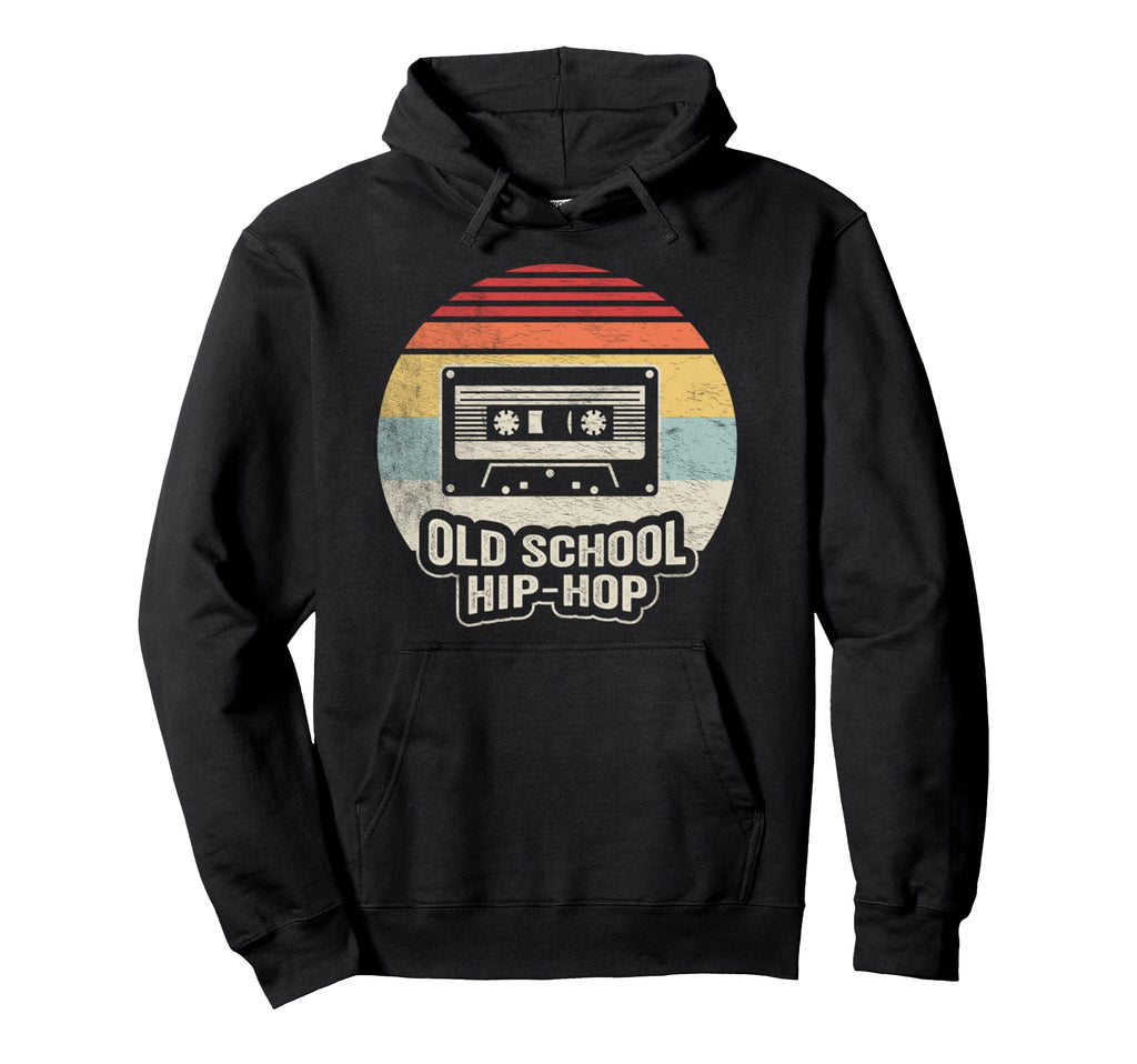 Old School Hip Hop Cassette 80S Vibes Hoodie - Unique Graphic Men Women - T-Shirt, Sweatshirt, Hoodie