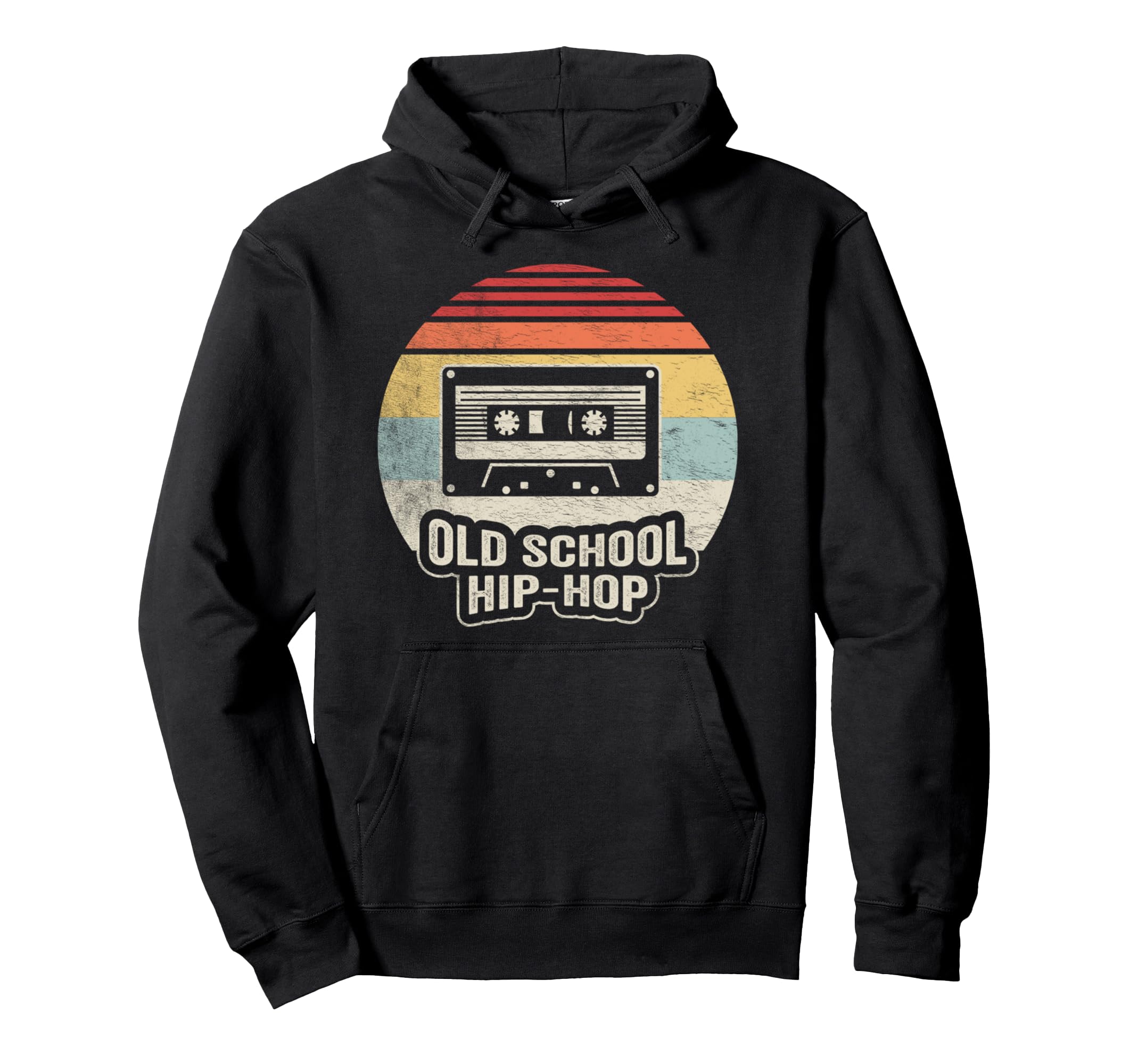 Old School Hip Hop Cassette 80S Vibes Hoodie - Unique Graphic Men Women - T-Shirt, Sweatshirt, Hoodie