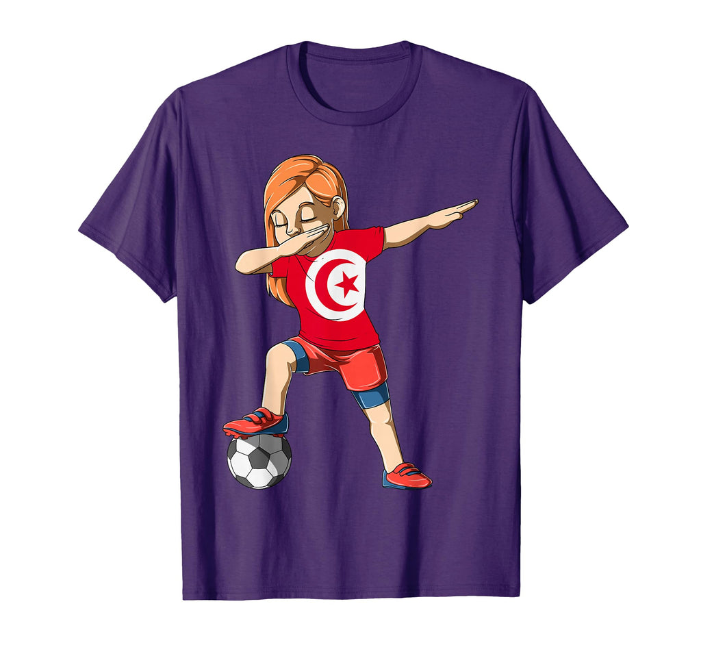 Dabbing Soccer Tunisia Jersey Tunisian T-Shirt - Graphic Print for Adults - T-Shirt, Sweatshirt, Hoodie
