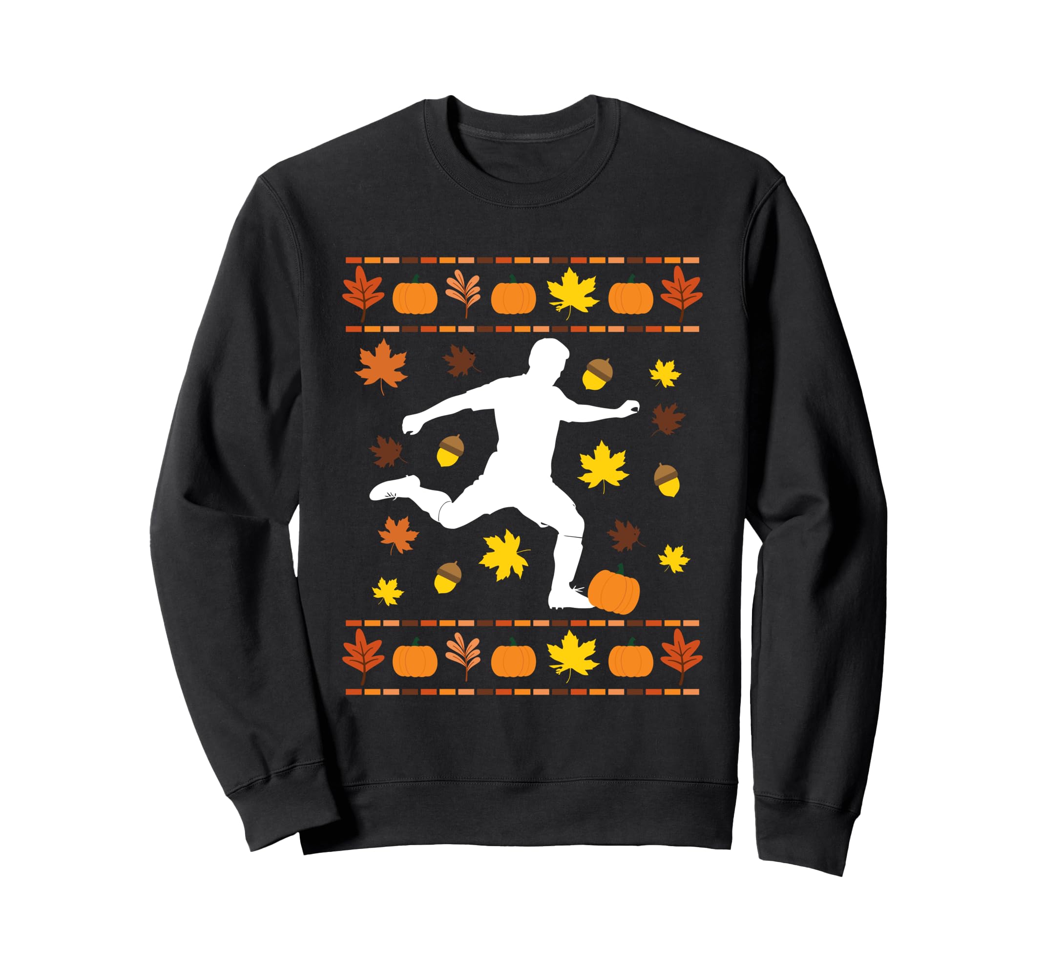 Soccer Player Autumn Fall Sweatshirt - Fun Novelty Design for Adults - T-Shirt, Sweatshirt, Hoodie