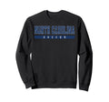 North Carolina Soccer Blue Text Sweatshirt - Aesthetic Graphic Unisex - T-Shirt, Sweatshirt, Hoodie