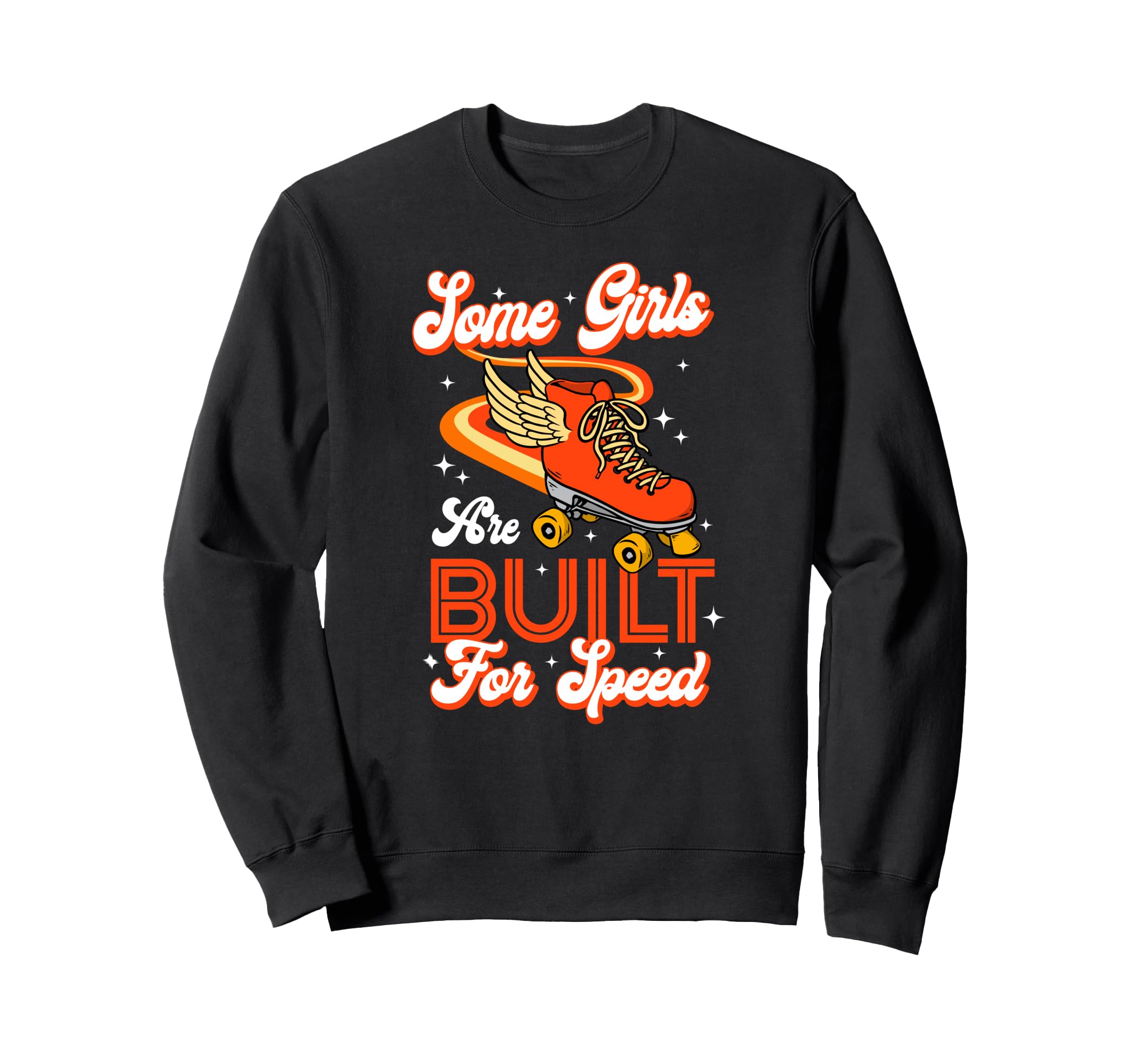 Roller Skating Skate 1970S Sweatshirt - Aesthetic Graphic for Adults - T-Shirt, Sweatshirt, Hoodie
