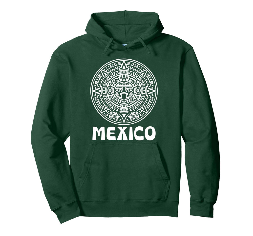 Aztec Calendar Futbol Mexico Soccer Hoodie - Custom Art Print for Adults - T-Shirt, Sweatshirt, Hoodie