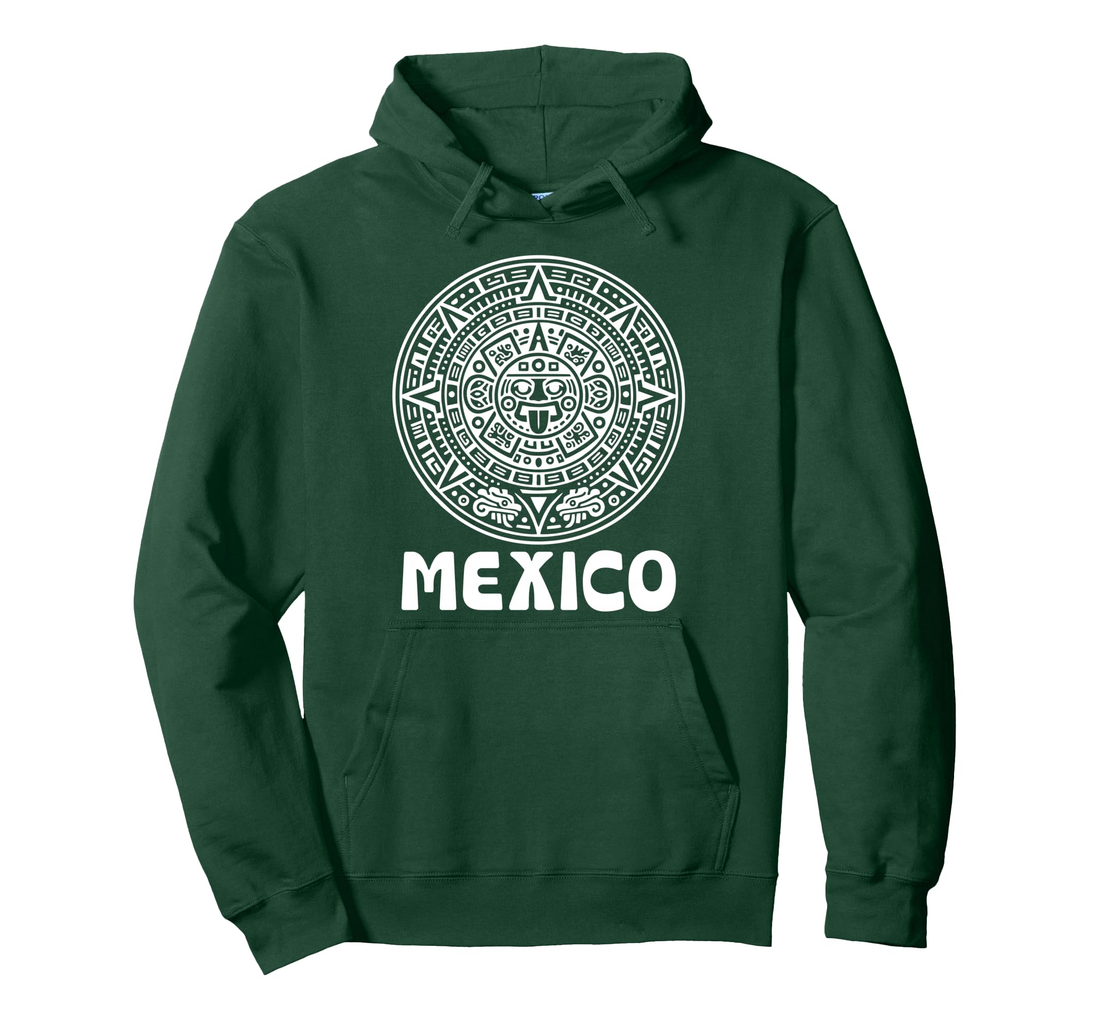 Aztec Calendar Futbol Mexico Soccer Hoodie - Custom Art Print for Adults - T-Shirt, Sweatshirt, Hoodie