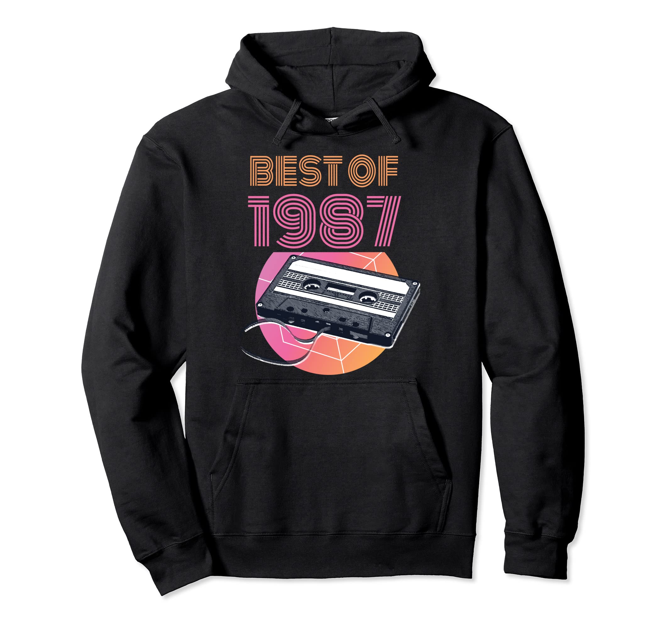 35Th Birthday Cassette Tape 1987 Hoodie - Fun Novelty Design for Adults - T-Shirt, Sweatshirt, Hoodie