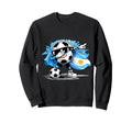 Dabbing Ball Soccer Argentina Flag Sweatshirt - Fun Novelty Design Unisex - T-Shirt, Sweatshirt, Hoodie