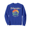 Yosemite National Park Sixties Vibe Sweatshirt - Minimalist Print Unisex - T-Shirt, Sweatshirt, Hoodie