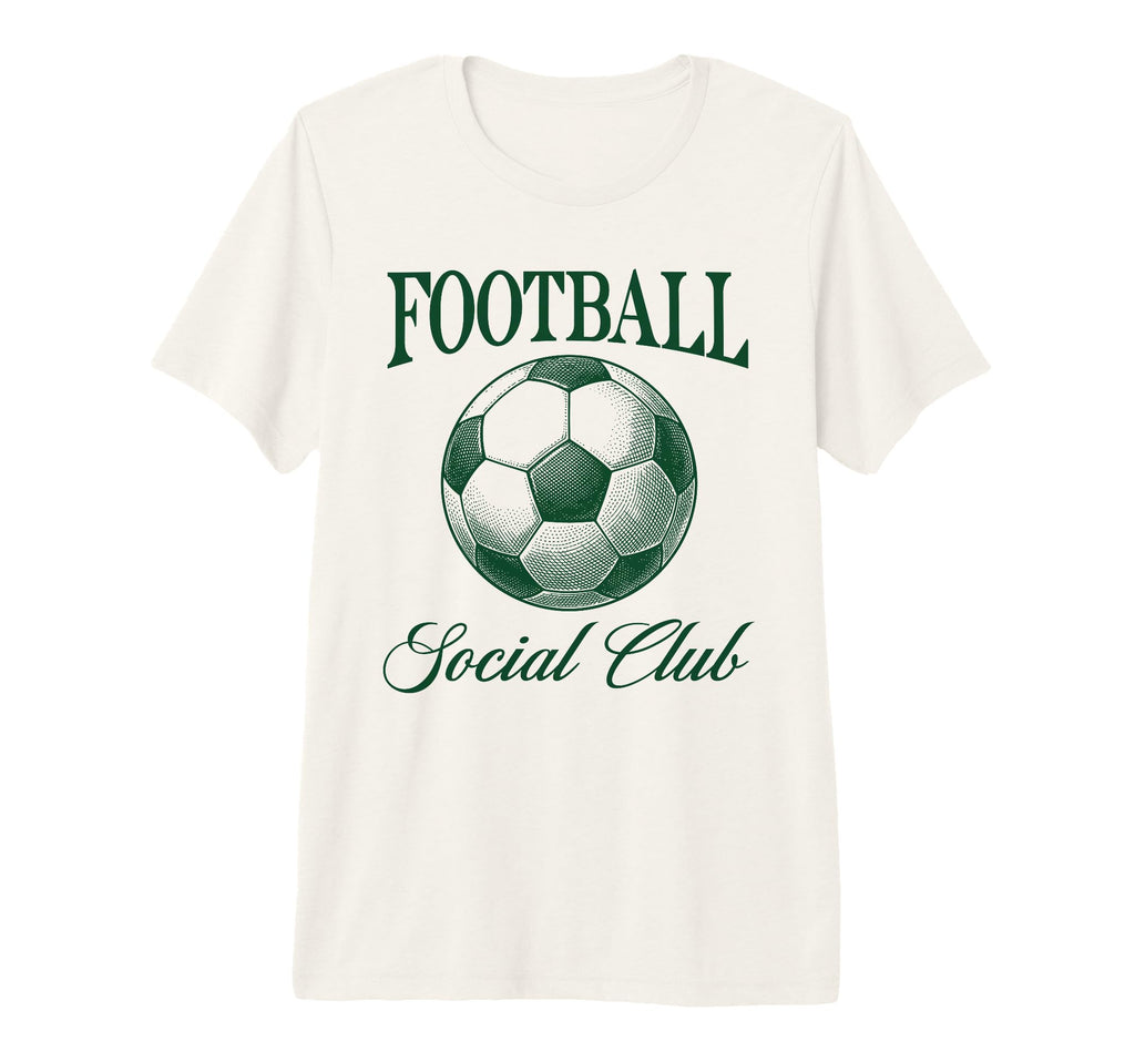 Football Social Club Soccer Ball Tri T-Shirt - Unique Graphic Men Women - T-Shirt, Sweatshirt, Hoodie
