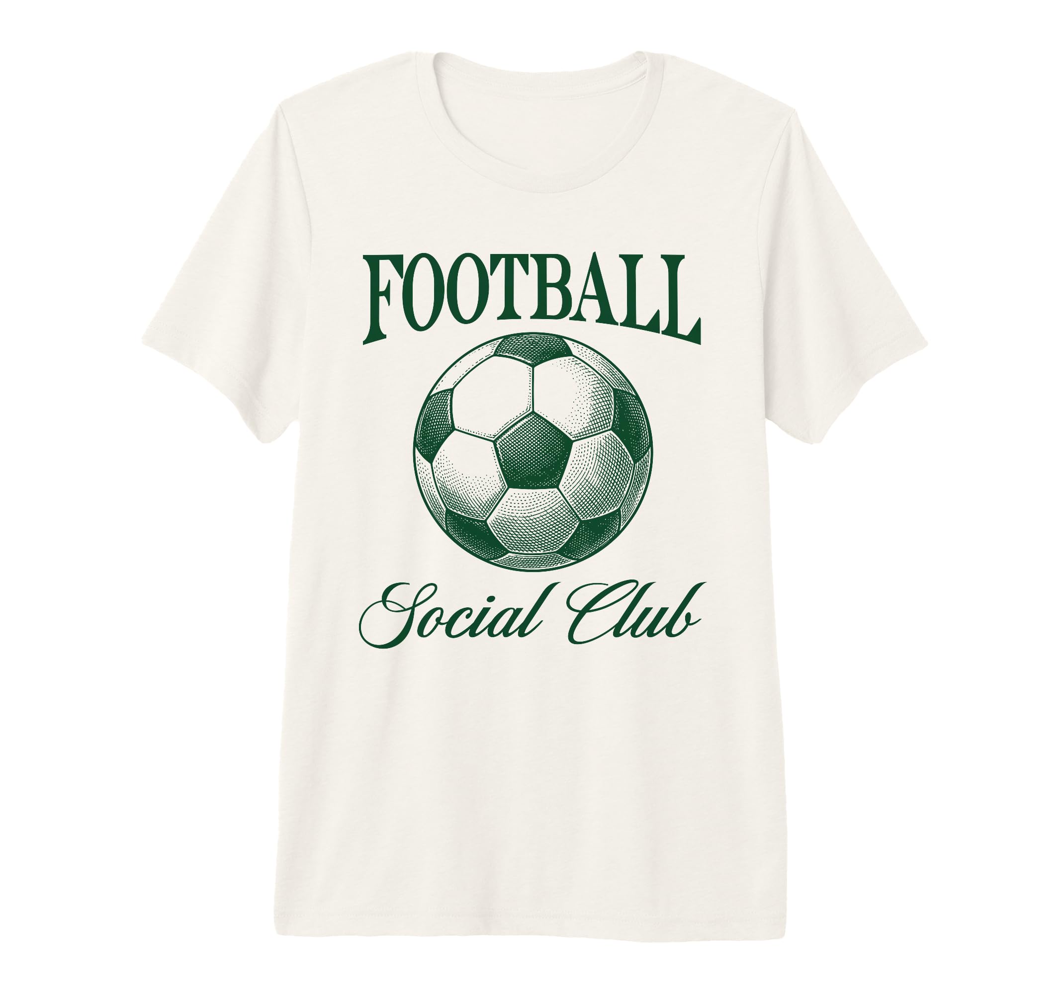 Football Social Club Soccer Ball Tri T-Shirt - Unique Graphic Men Women - T-Shirt, Sweatshirt, Hoodie