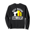 Busy Raising Ballers Softball Sweatshirt - Custom Art Print for Adults - T-Shirt, Sweatshirt, Hoodie