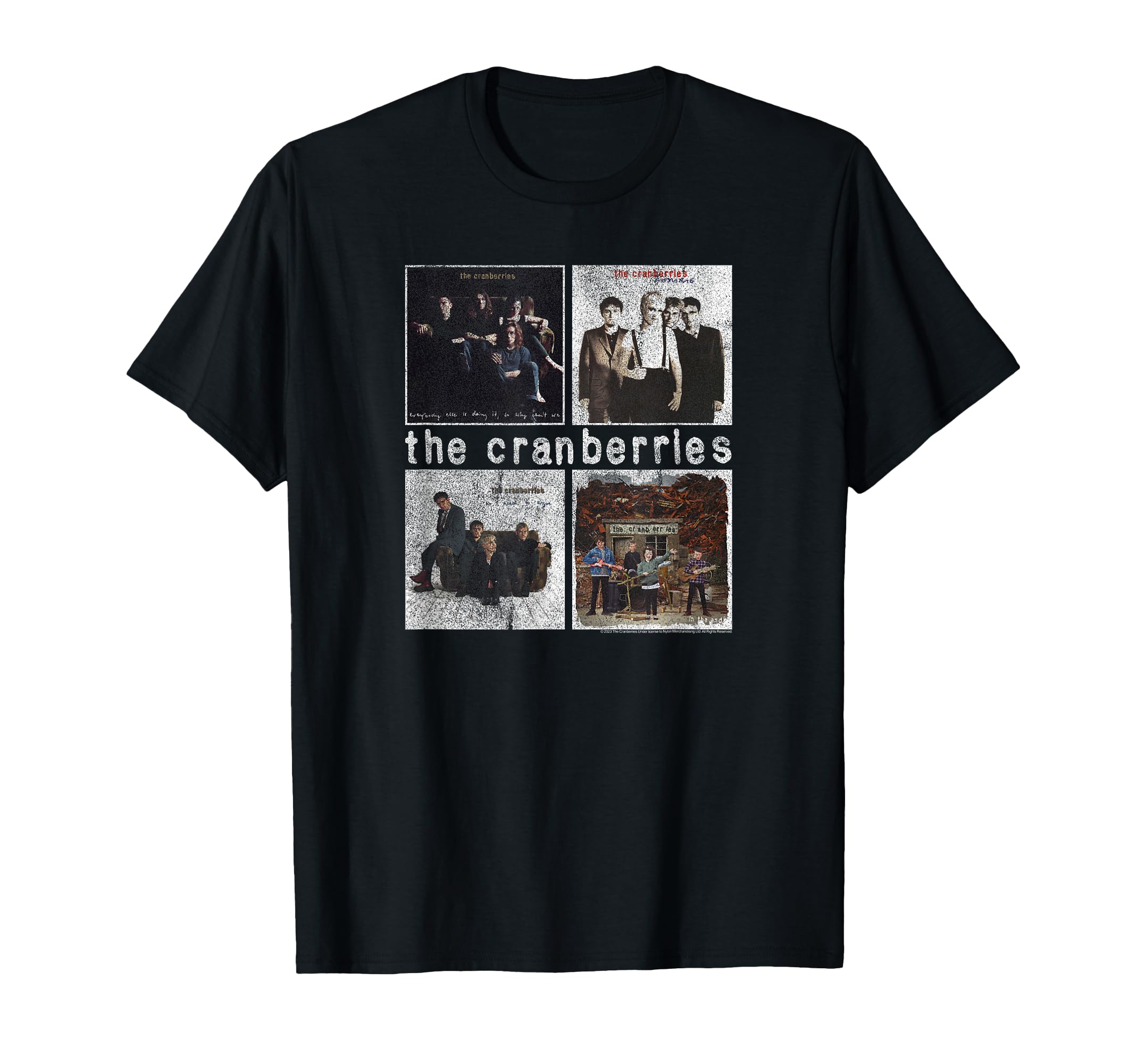 Cranberries Distressed Album Covers T-Shirt - Custom Art Print for Adults - T-Shirt, Sweatshirt, Hoodie