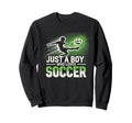 Soccer Soccer Player Just Who Loves Sweatshirt - Trendy Graphic Unisex - T-Shirt, Sweatshirt, Hoodie