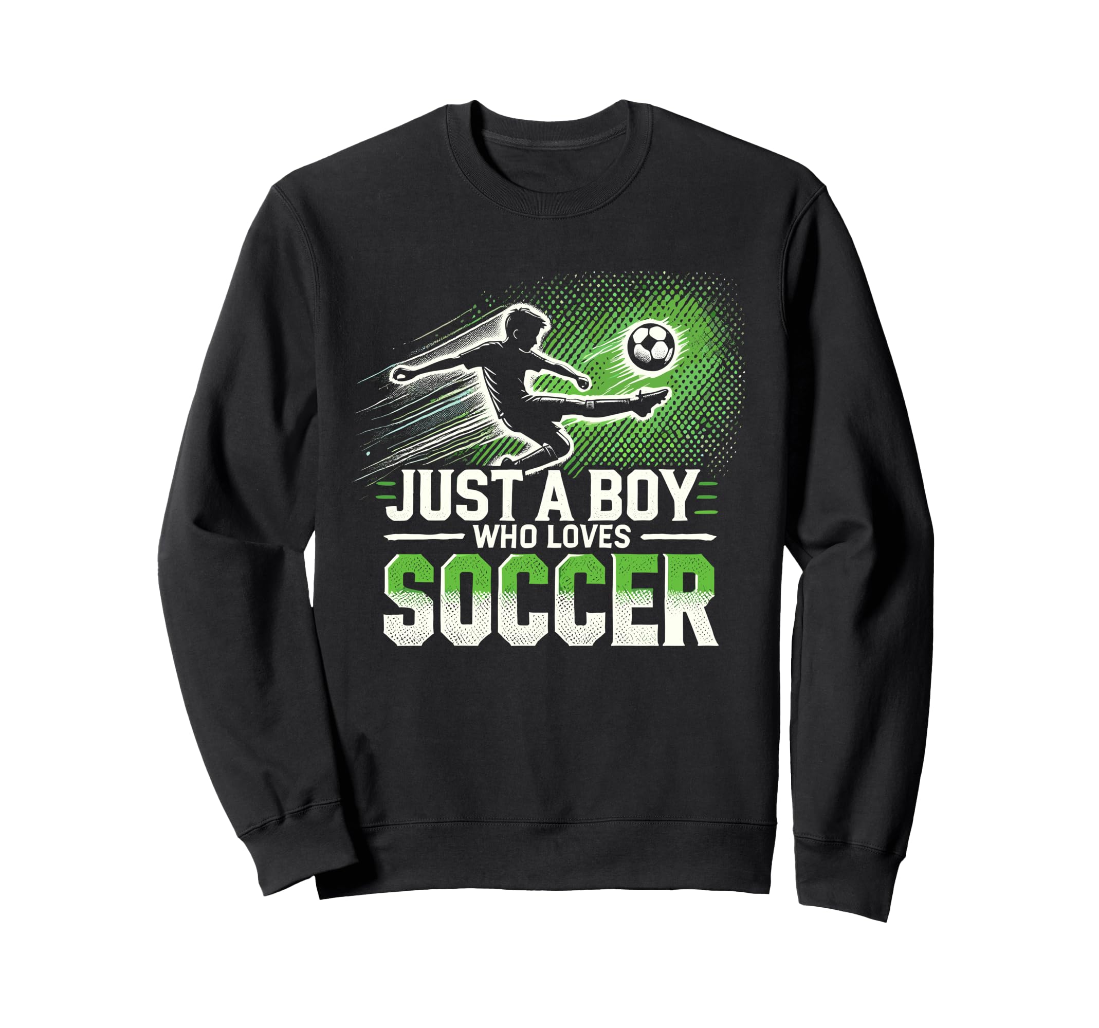 Soccer Soccer Player Just Who Loves Sweatshirt - Trendy Graphic Unisex - T-Shirt, Sweatshirt, Hoodie