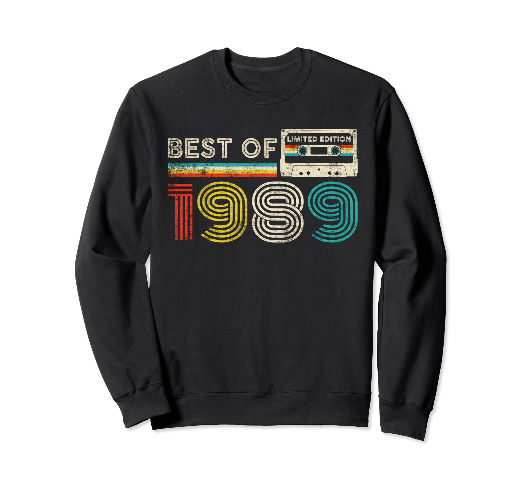 Best 1989 Birthday 1989 Cassette Sweatshirt - Unique Graphic for Adults - T-Shirt, Sweatshirt, Hoodie