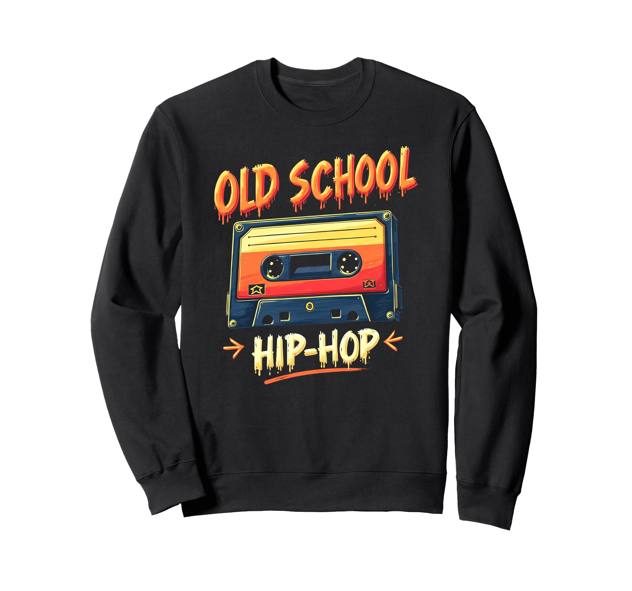 Old School Hip Hop Cassette Sweatshirt - Streetwear Style Men Women - T-Shirt, Sweatshirt, Hoodie
