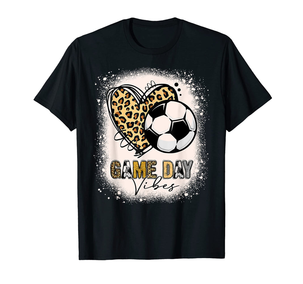 Bleached Soccer Mom Game Day Vibes T-Shirt - Graphic Print Men Women - T-Shirt, Sweatshirt, Hoodie
