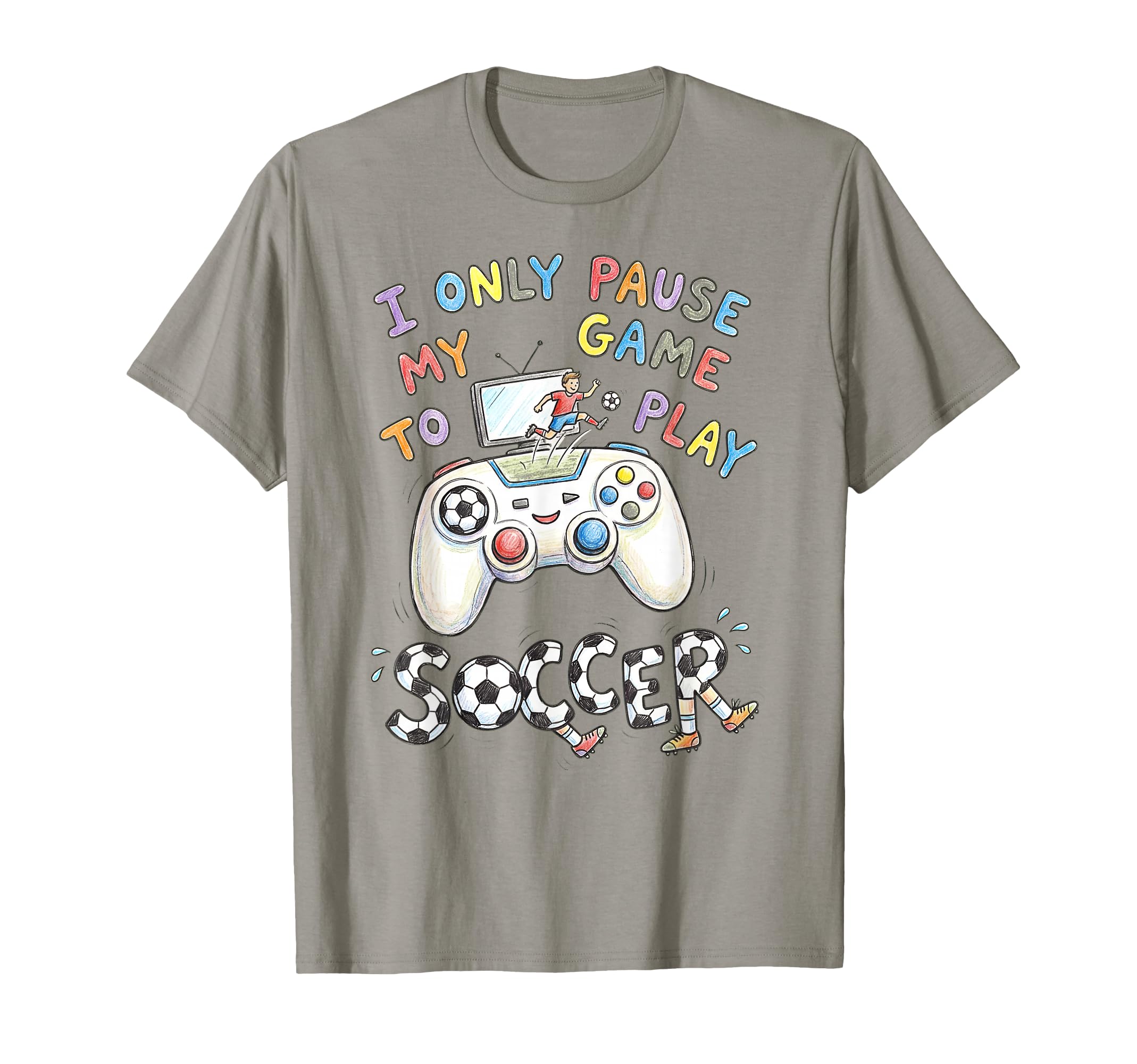 Funny Soccer Outfit Football Player T-Shirt - Minimalist Print for Adults - T-Shirt, Sweatshirt, Hoodie
