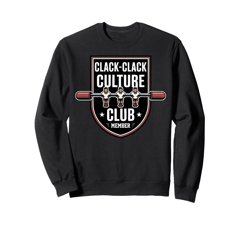 Foosball Table Soccer Clack Sweatshirt - Aesthetic Graphic for Adults - T-Shirt, Sweatshirt, Hoodie